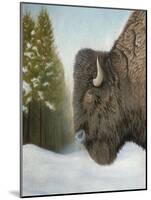 Lone Buffalo-Rusty Frentner-Mounted Giclee Print