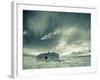 Lone Building, Cardston, Alberta, Canada-Walter Bibikow-Framed Photographic Print