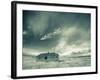 Lone Building, Cardston, Alberta, Canada-Walter Bibikow-Framed Photographic Print