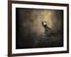 Lone Eaglet in the Nest-Jai Johnson-Framed Giclee Print