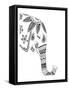 Lone Elephant-Pam Varacek-Framed Stretched Canvas