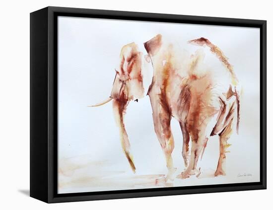 Lone Elephant-Aimee Del Valle-Framed Stretched Canvas