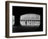 Lone Figure Looks at the Merchandise Mart, Chicago, Illinois, USA, Ca. 1945-null-Framed Photographic Print