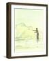 Lone Fisherman 2, 2015-Lincoln Seligman-Framed Giclee Print