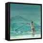 Lone Fisherman 3, 2015-Lincoln Seligman-Framed Stretched Canvas