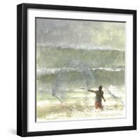 Lone Fisherman 4, 2015-Lincoln Seligman-Framed Giclee Print