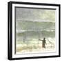 Lone Fisherman 4, 2015-Lincoln Seligman-Framed Giclee Print