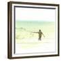 Lone Fisherman 6, 2015-Lincoln Seligman-Framed Giclee Print