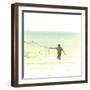 Lone Fisherman 6, 2015-Lincoln Seligman-Framed Giclee Print