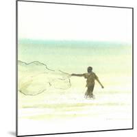 Lone Fisherman 6, 2015-Lincoln Seligman-Mounted Giclee Print