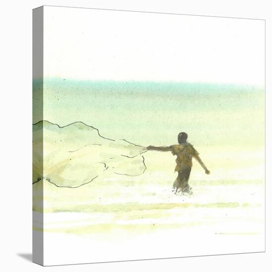 Lone Fisherman 6, 2015-Lincoln Seligman-Stretched Canvas