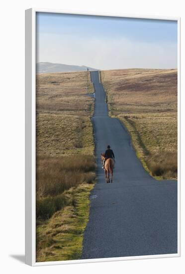 Lone Hunter, Caldbeck Fell Road, Back O'Skiddaw, Cumbria, England, United Kingdom, Europe-James-Framed Photographic Print