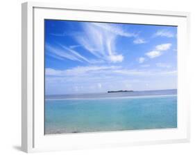 Lone Island in Ocean, Florida Keys, Florida, USA-Terry Eggers-Framed Photographic Print