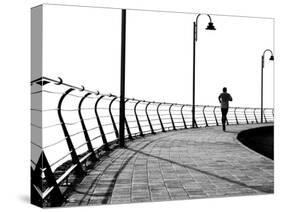 Lone Jogger-RobWilson-Stretched Canvas