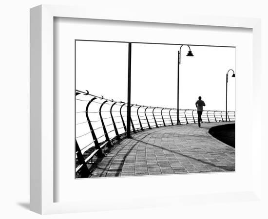 Lone Jogger-RobWilson-Framed Photographic Print