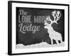 Lone Moose Lodge-null-Framed Giclee Print