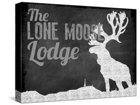 Lone Moose Lodge-null-Stretched Canvas