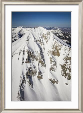 Lone Peak Seen From The Air Big Sky Resort, Montana ...