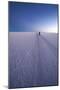 Lone Person in Distance Walks-Kim Walker-Mounted Photographic Print