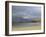 Lone Person on a Sandy Beach Under a Stormy Sky, Near Tully Cross, Connemara, Connacht-Gary Cook-Framed Photographic Print