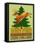 Lone Pine Hunting Lodge-Mark Frost-Framed Stretched Canvas