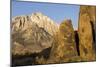 Lone Pine Peak, Eastern Sierras, Alabama Hills, Lone Pine, California-Rob Sheppard-Mounted Photographic Print