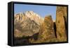 Lone Pine Peak, Eastern Sierras, Alabama Hills, Lone Pine, California-Rob Sheppard-Framed Stretched Canvas