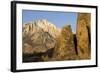 Lone Pine Peak, Eastern Sierras, Alabama Hills, Lone Pine, California-Rob Sheppard-Framed Photographic Print