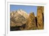 Lone Pine Peak, Eastern Sierras, Alabama Hills, Lone Pine, California-Rob Sheppard-Framed Photographic Print