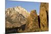 Lone Pine Peak, Eastern Sierras, Alabama Hills, Lone Pine, California-Rob Sheppard-Mounted Photographic Print