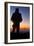 Lone Sailor Sunrise, Low Fog, San Francisco-Vincent James-Framed Photographic Print