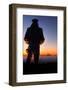 Lone Sailor Sunrise, Low Fog, San Francisco-Vincent James-Framed Photographic Print