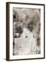 Lone Ski Lift Wet Plate-null-Framed Photo