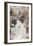 Lone Ski Lift Wet Plate-null-Framed Photo