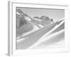 Lone Skier Shadowed by Mont Blanc-Philip Gendreau-Framed Photographic Print