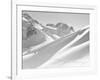 Lone Skier Shadowed by Mont Blanc-Philip Gendreau-Framed Photographic Print