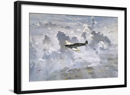 Lone Spitfire-Gerald Coulson-Framed Premium Giclee Print