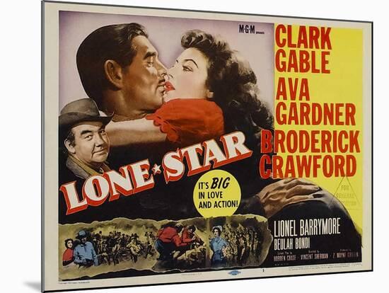 Lone Star, 1952-null-Mounted Art Print