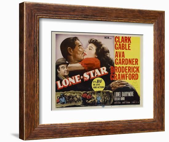 Lone Star, 1952-null-Framed Art Print