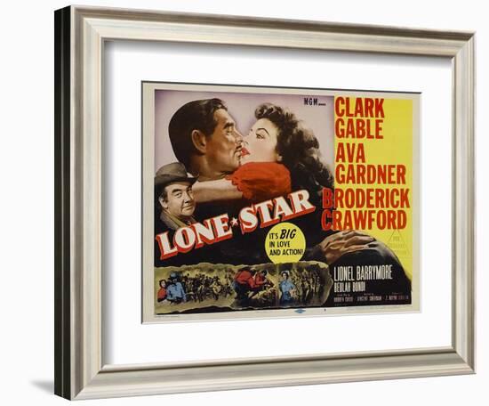 Lone Star, 1952-null-Framed Art Print