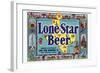 Lone Star Beer-null-Framed Art Print