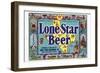 Lone Star Beer-null-Framed Art Print