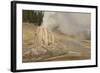 Lone Star Geyser Erupts and Creates Rainbow, Yellowstone National Park, Wyoming, Usa-Eleanor Scriven-Framed Photographic Print