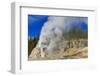 Lone Star Geyser Erupts and Creates Rainbow-Eleanor-Framed Photographic Print