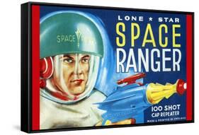 Lone Star Space Ranger 100 Shot Cap Repeater-null-Framed Stretched Canvas
