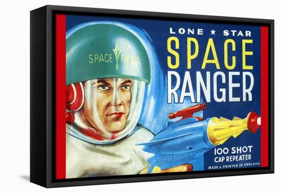 Lone Star Space Ranger 100 Shot Cap Repeater-null-Framed Stretched Canvas