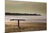 Lone Surfer Newport Rhode Island Poster-null-Mounted Photo