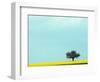 Lone Tree in Field of Rapeseed, Germany-Russell Gordon-Framed Photographic Print