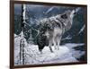 Lone Wolf-Jeff Tift-Framed Giclee Print