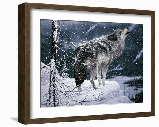 Lone Wolf-Jeff Tift-Framed Giclee Print